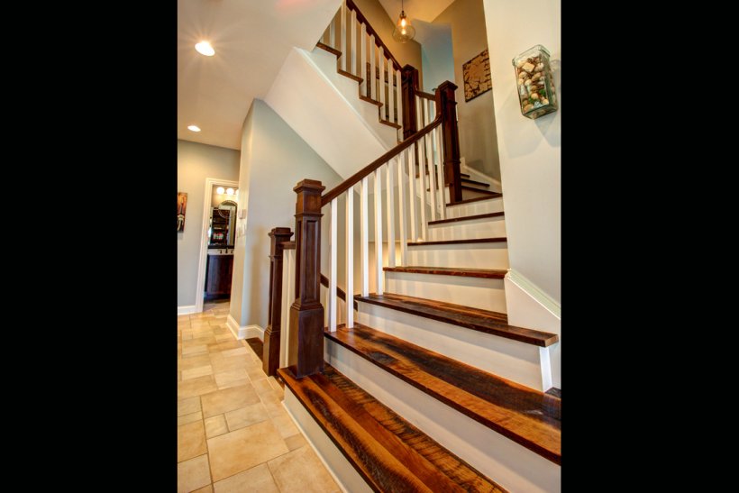 Wood Flooring Interior Design Services Stairs Hardwood, PNG, 1100x735px, Floor, Baluster, Estate, Flooring, Handrail Download Free