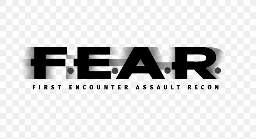 F.E.A.R. Logo Monolith Productions First-person Shooter 0, PNG, 1936x1050px, 2005, Fear, Action Game, Black And White, Brand Download Free