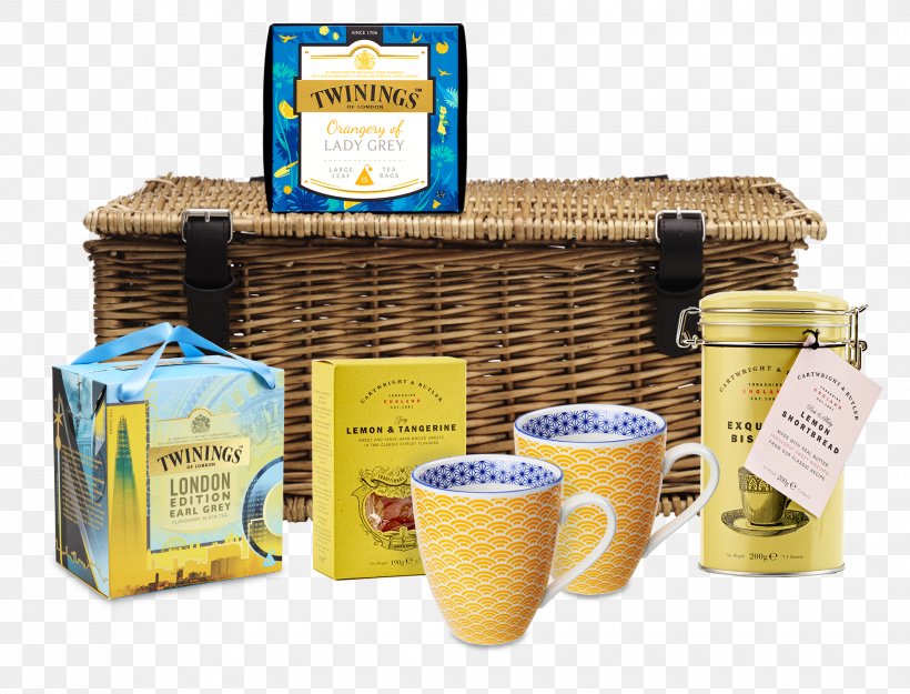 Food Gift Baskets Tea Hamper Twinings, PNG, 1960x1494px, Food Gift Baskets, Basket, Breakfast, Commodity, Flavor Download Free