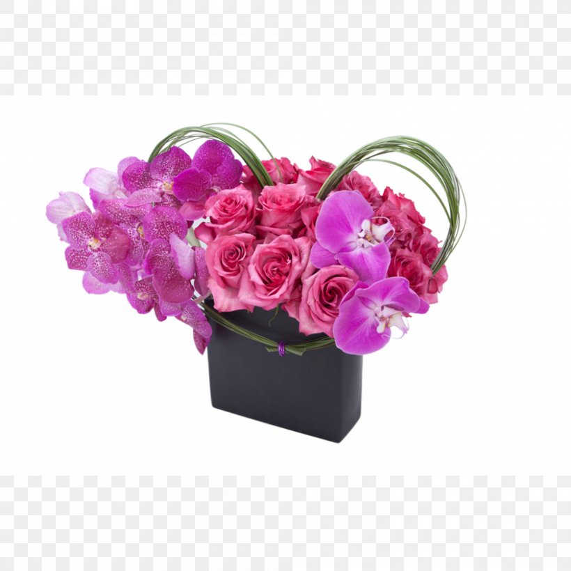 Garden Roses Cut Flowers Orchids Flower Bouquet, PNG, 1000x1000px, Garden Roses, Artificial Flower, Cut Flowers, Floral Design, Floristry Download Free