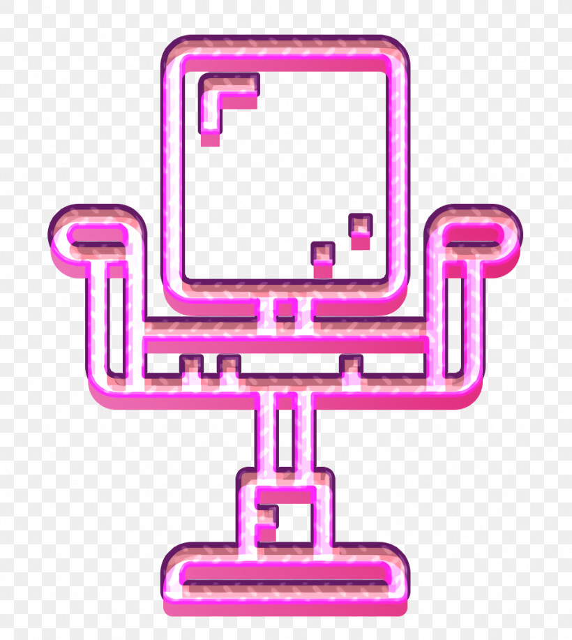 Chair Icon Furniture And Household Icon Cartoonist Icon, PNG, 974x1090px, Chair Icon, Cartoonist Icon, Furniture And Household Icon, Line, Magenta Download Free