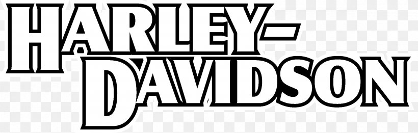 Logo Brand Font Harley-Davidson Product, PNG, 2400x765px, Logo, Area, Black, Black And White, Black M Download Free
