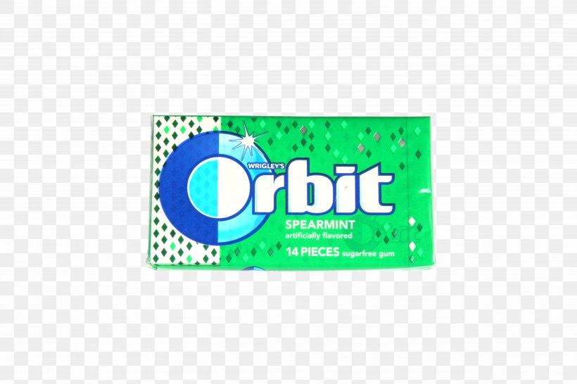 Chewing Gum Mentha Spicata Peppermint Orbit Candy, PNG, 5184x3456px, Chewing Gum, Brand, Candy, Food, Green Download Free