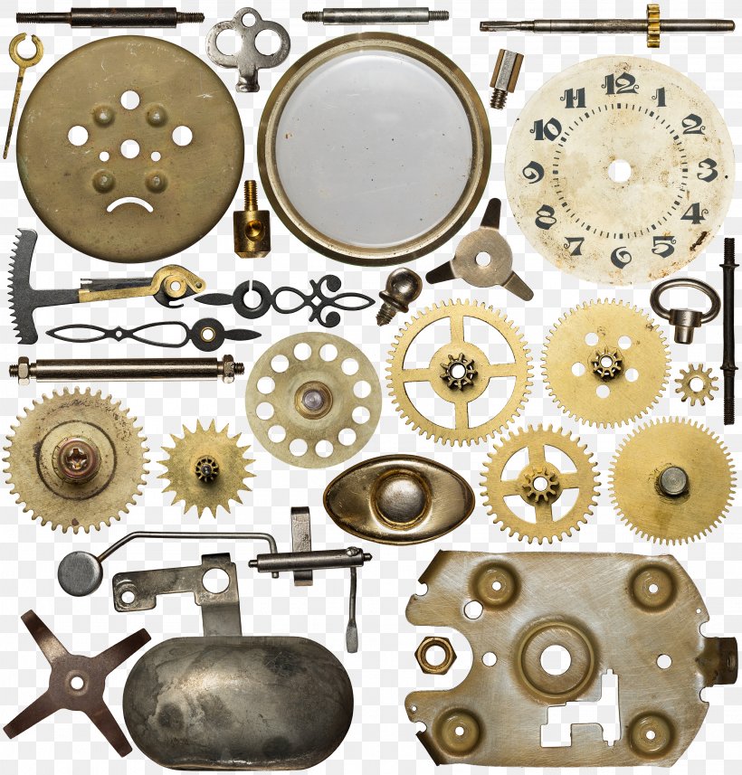 Clockwork Stock Photography Spare Part Gear, PNG, 3026x3163px, Clockwork, Brass, Clock, Clutch Part, Gear Download Free
