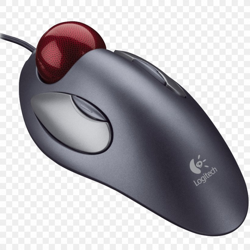Computer Mouse Computer Keyboard Trackball Logitech Trackman Marble Scroll Wheel, PNG, 1000x1000px, Computer Mouse, Automotive Design, Button, Computer, Computer Component Download Free
