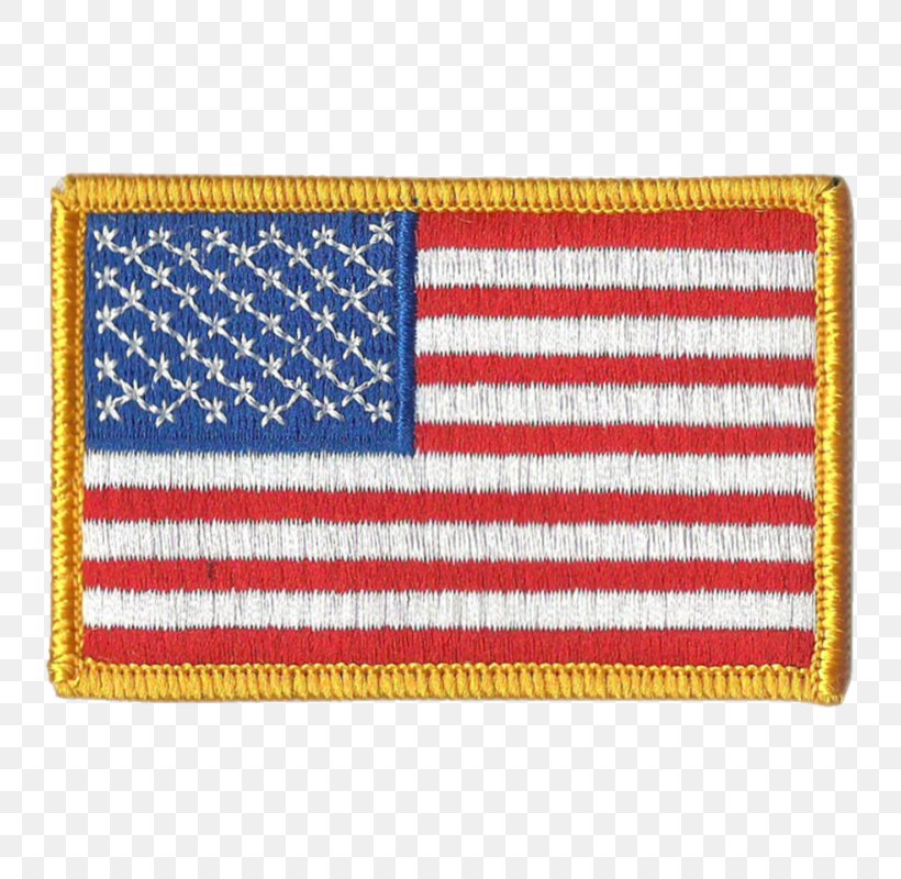Flag Of The United States Flag Patch Embroidered Patch, PNG, 800x800px, United States, Badge, Embroidered Patch, Embroidery, Flag Download Free