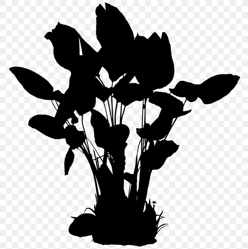Flower Plant Stem Clip Art Leaf Silhouette, PNG, 780x823px, Flower, Blackandwhite, Botany, Branch, Flowering Plant Download Free