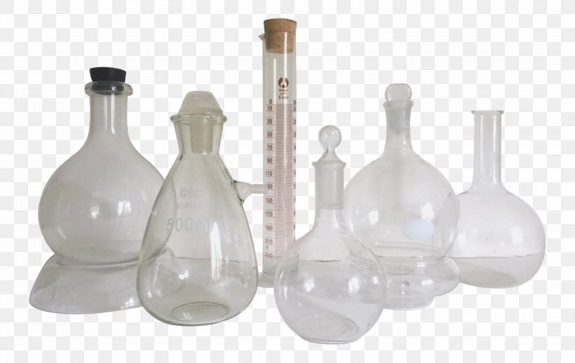 Glass Bottle Laboratory Flasks Beaker, PNG, 3367x2127px, Glass Bottle, Barware, Beaker, Bottle, Chairish Download Free
