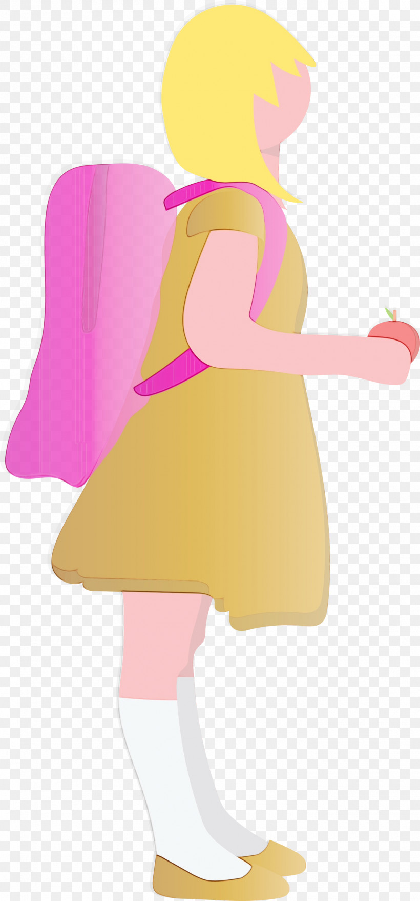 Pink Cartoon Costume Dress Costume Design, PNG, 1400x3000px, Student, Back To School, Boy, Cartoon, Costume Download Free