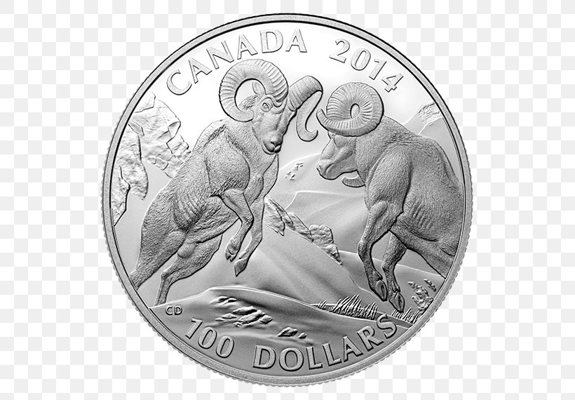 Canada Silver Coin United States One Hundred-dollar Bill Dollar Coin, PNG, 570x570px, Canada, Black And White, Canadian Dollar, Coin, Currency Download Free