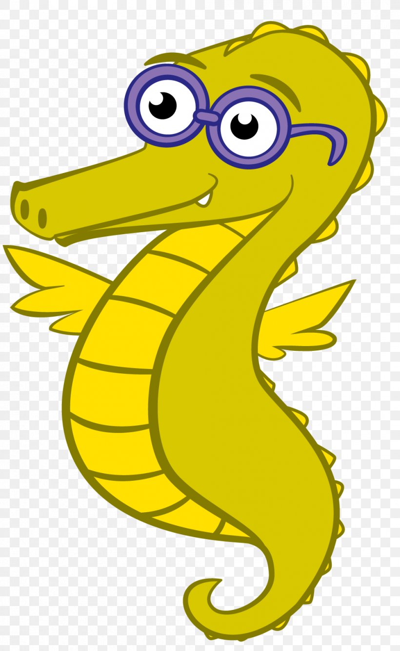 Seahorse Cartoon Clip Art, PNG, 996x1618px, Seahorse, Animation, Artwork, Beak, Cartoon Download Free