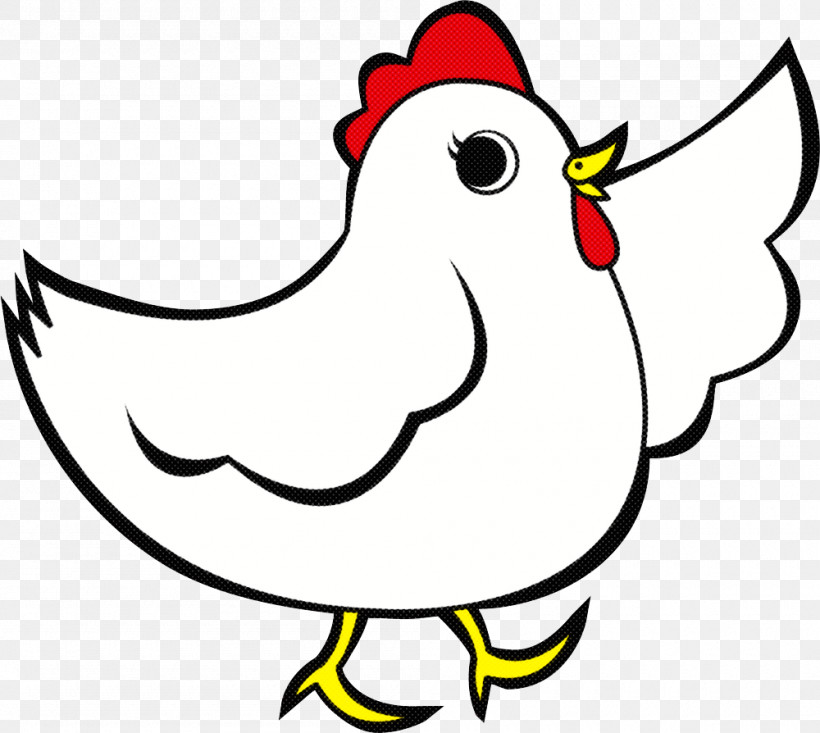 Bird White Beak Chicken Cartoon, PNG, 1000x894px, Bird, Beak, Cartoon, Chicken, Coloring Book Download Free
