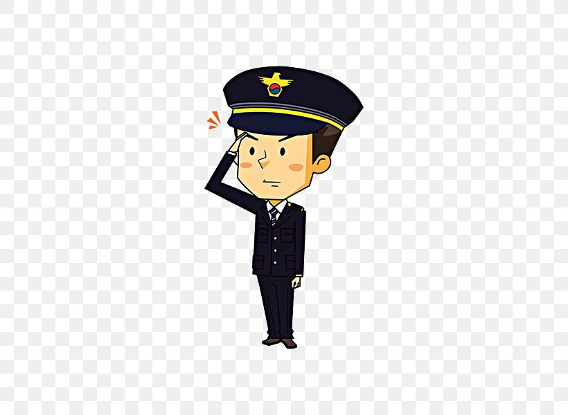 Police Officer Salute, PNG, 500x600px, Police, Academician, Cartoon, Gentleman, Hat Download Free