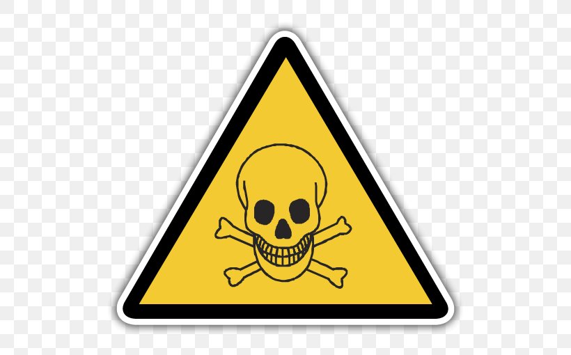 Skull And Crossbones Hazard Symbol Human Skull Symbolism Warning Sign, PNG, 510x510px, Skull And Crossbones, Area, Dangerous Goods, Emoticon, Hazard Download Free