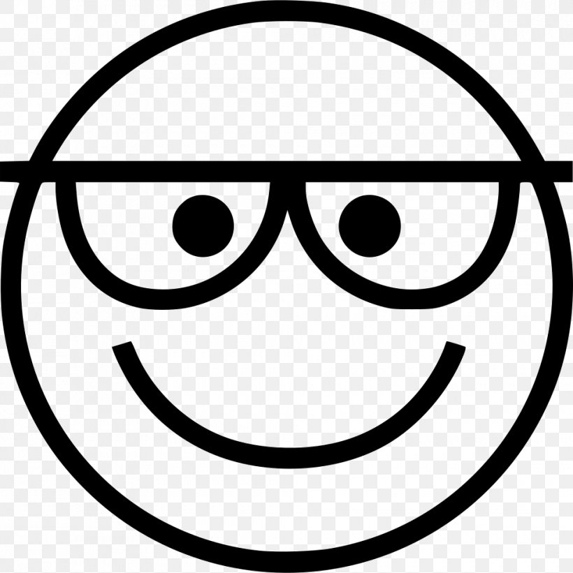 Smiley Happiness Circle Clip Art, PNG, 980x982px, Smiley, Area, Black, Black And White, Black M Download Free