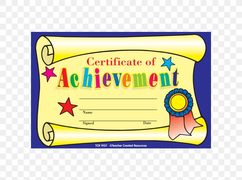 Academic Certificate Teacher Student Award Pre-school, PNG, 610x610px, Academic Certificate, Academic Achievement, Area, Award, Child Download Free