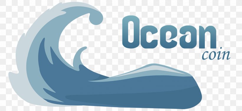 Logo Ocean Coin Brand, PNG, 1600x736px, Logo, Blue, Brand, Coin, Com Download Free