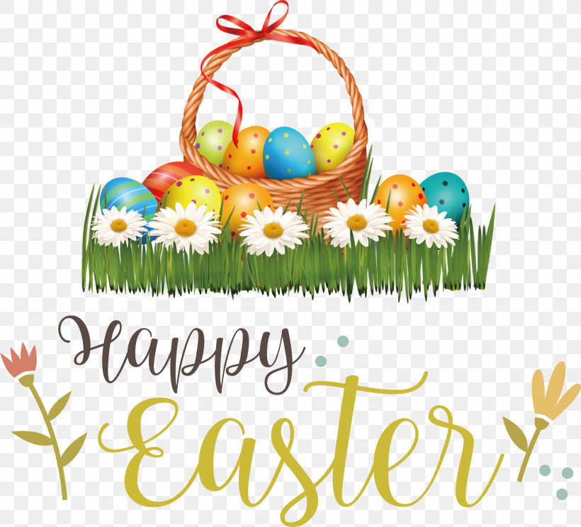 Easter Bunny, PNG, 3000x2722px, Happy Easter Day, Basket, Easter Basket, Easter Bunny, Easter Egg Download Free