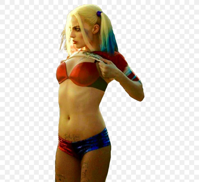 Harley Quinn Margot Robbie Suicide Squad Batman Amanda Waller, PNG, 408x750px, Watercolor, Cartoon, Flower, Frame, Heart Download Free