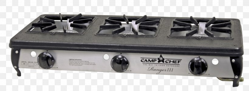 Portable Stove Barbecue Cooking Ranges Camp Chef Big Gas Grill Three-Burner Stove Oven, PNG, 2048x749px, Portable Stove, Audio Receiver, Barbecue, Brenner, Cooking Ranges Download Free