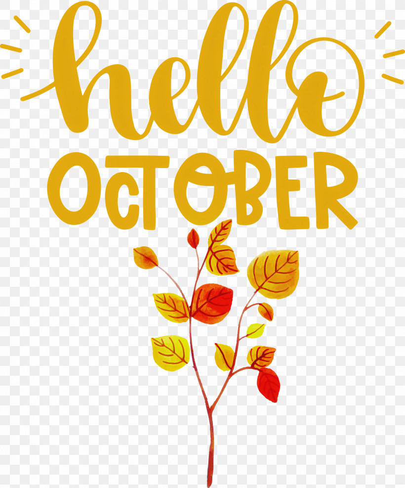 Hello October October, PNG, 2492x3000px, Hello October, Cut Flowers, Floral Design, Flower, Leaf Download Free