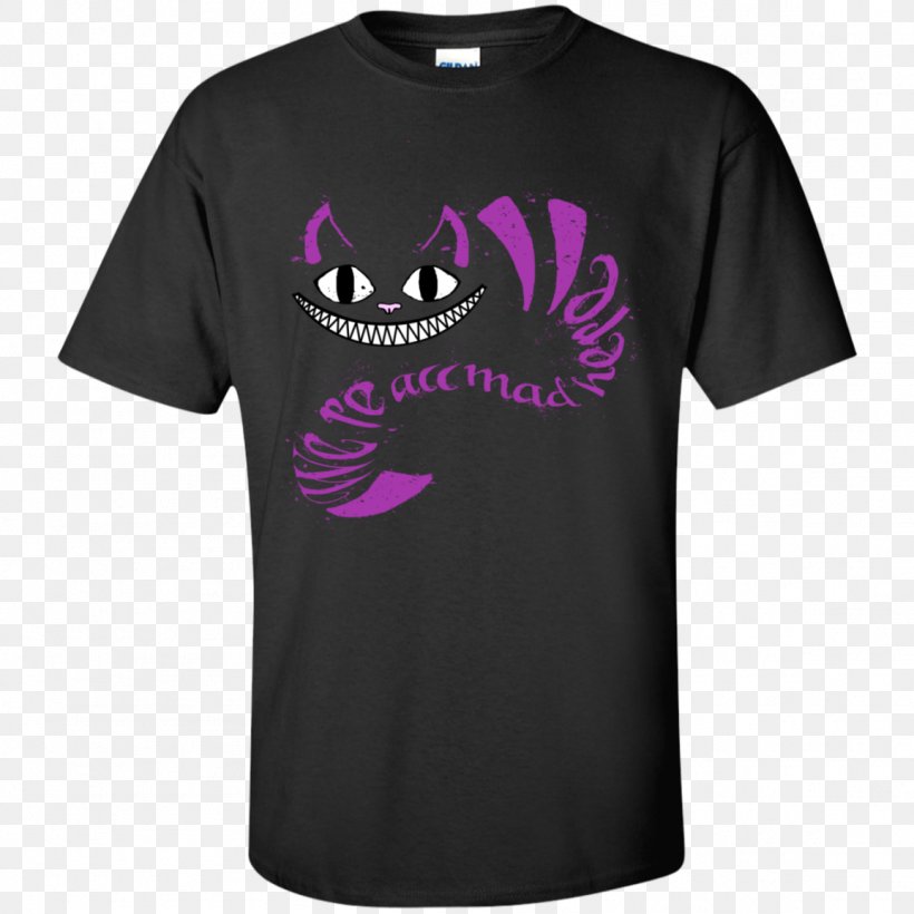 T-shirt Cheshire Cat Clothing Sleeve, PNG, 1155x1155px, Tshirt, Active Shirt, Alice In Wonderland, Black, Bluza Download Free