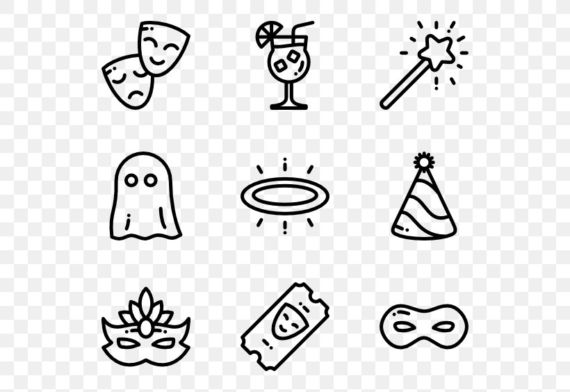 Costume Party, PNG, 600x564px, Axialis Iconworkshop, Area, Art, Black, Black And White Download Free
