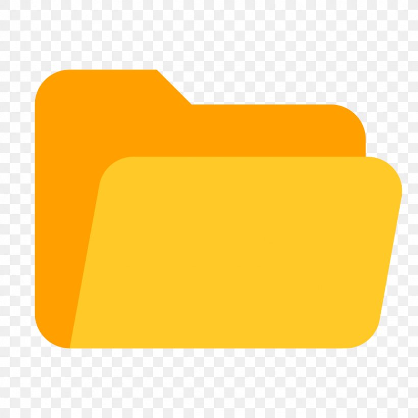 Directory Computer File, PNG, 1024x1024px, Directory, Icons8, Orange, Rectangle, Yellow Download Free