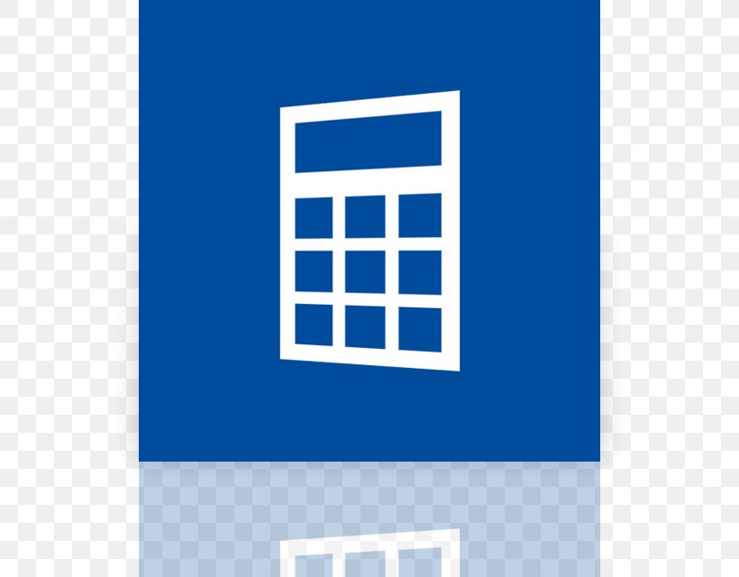 Windows Calculator Metro Scientific Calculator, PNG, 640x640px, Windows Calculator, Area, Blue, Brand, Calculator Download Free