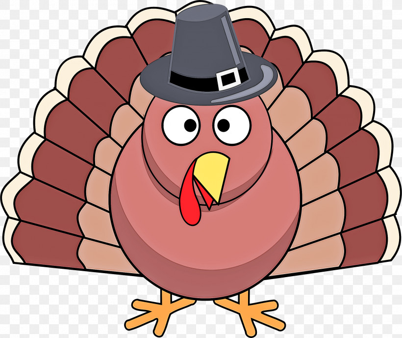 Thanksgiving, PNG, 2172x1825px, Cartoon, Animation, Beak, Bird, Chicken Download Free