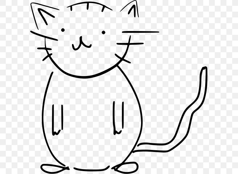 Whiskers Cat Drawing Black And White Clip Art, PNG, 611x600px, Watercolor, Cartoon, Flower, Frame, Heart Download Free