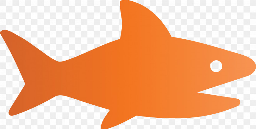 Baby Shark Shark, PNG, 3000x1514px, Baby Shark, Fin, Fish, Orange, Shark Download Free