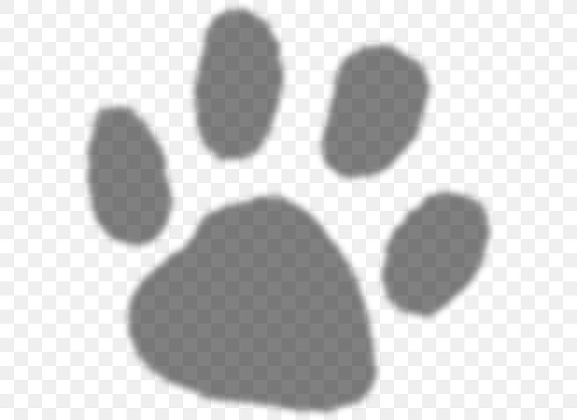 Dog Cat Paw Clip Art, PNG, 594x597px, Dog, Black, Black And White, Cat, Dog Like Mammal Download Free