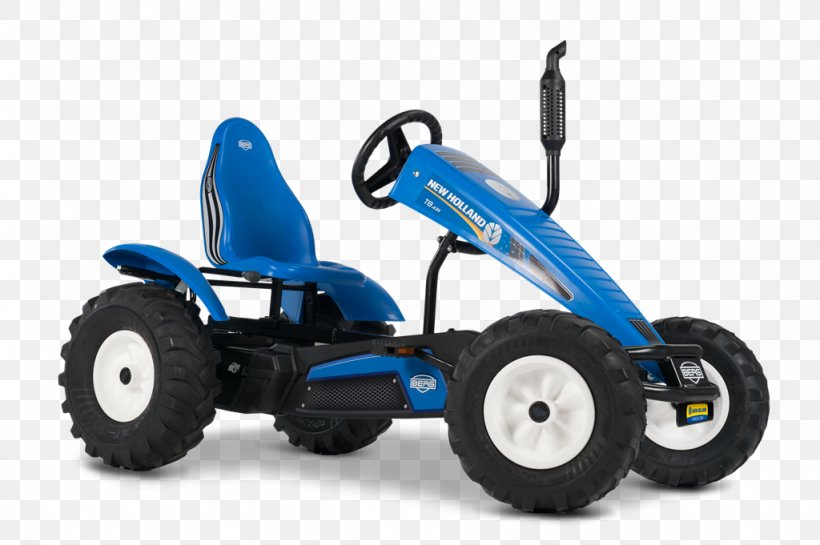 Go-kart Kart Racing Tractor John Deere New Holland Agriculture, PNG, 1024x681px, Gokart, Automotive Wheel System, Berg Race, Berg Usa, Electric Blue Download Free