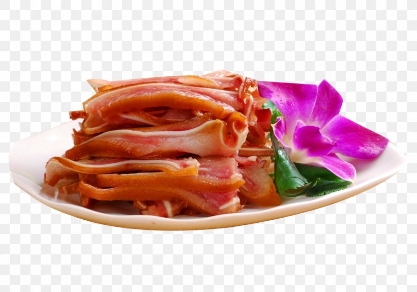 Pigs Ear Lou Mei Red Cooking Domestic Pig Delicatessen, PNG, 1000x700px, Pigs Ear, Appetizer, Cuisine, Delicatessen, Dish Download Free