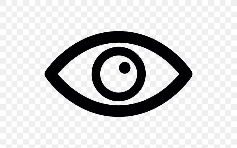 Eye Shape Symbol, PNG, 512x512px, Eye, Black And White, Brand, Human Eye, Logo Download Free