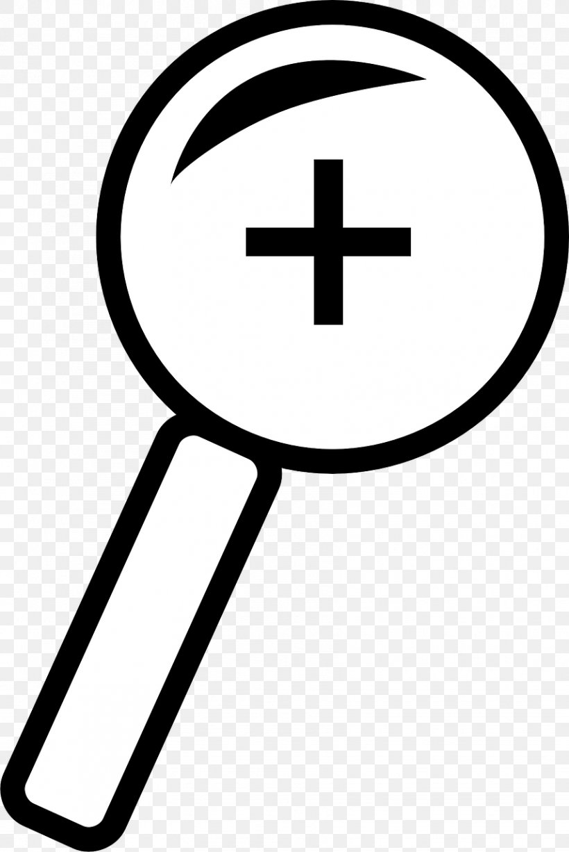 Magnifying Glass Clip Art, PNG, 856x1280px, Magnifying Glass, Area, Black And White, Glass, Icon Design Download Free