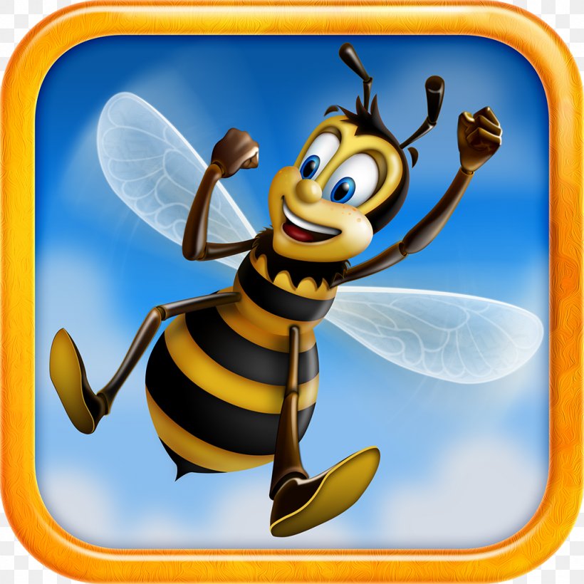 Western Honey Bee Jigsaw Puzzles Game, PNG, 1024x1024px, Bee, Apis Dorsata, App Store, Arthropod, Beehive Download Free