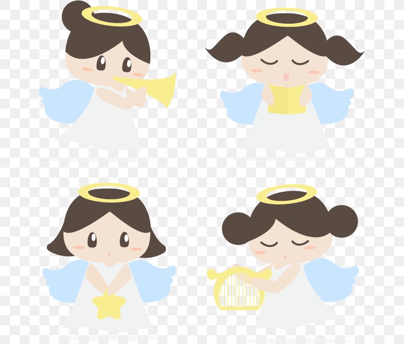 Angel Illustration, PNG, 663x698px, Angel, Cartoon, Drawing, Fictional Character, Happiness Download Free