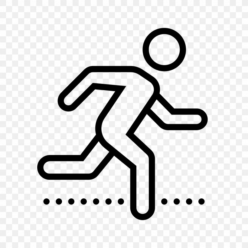 Running Symbol Track & Field Sport, PNG, 1600x1600px, Running, Allweather Running Track, Area, Black, Black And White Download Free