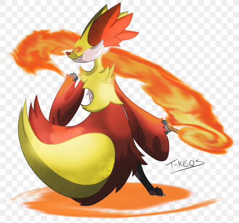 Delphox Fan Art DeviantArt Pokémon X And Y, PNG, 1024x956px, Delphox, Art, Beak, Bird, Braixen Download Free