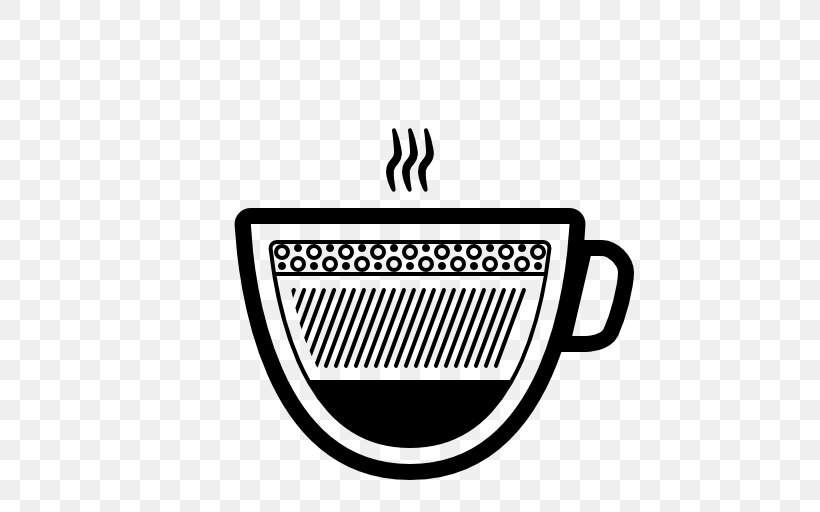 Espresso Coffee Flat White Latte Macchiato Cafe, PNG, 512x512px, Espresso, Barista, Black, Black And White, Brand Download Free