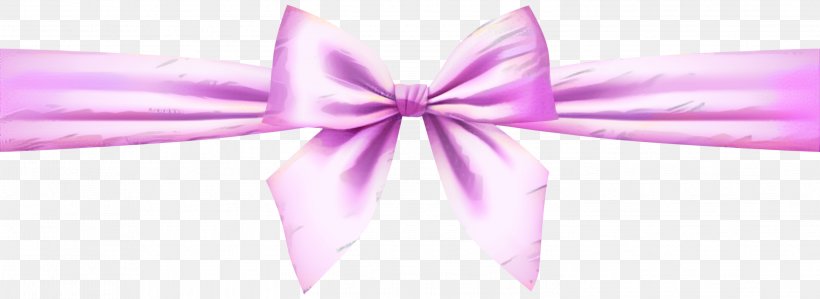 Lilac Ribbon, PNG, 2998x1095px, Pink M, Lilac, Magenta, Pink, Purple Download Free