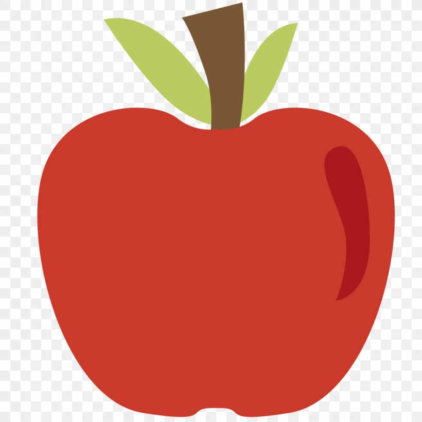 Apple Color Emoji Apple Color Emoji Fruit, PNG, 1200x1200px, Emoji, Apple, Apple Color Emoji, Food, Fruit Download Free