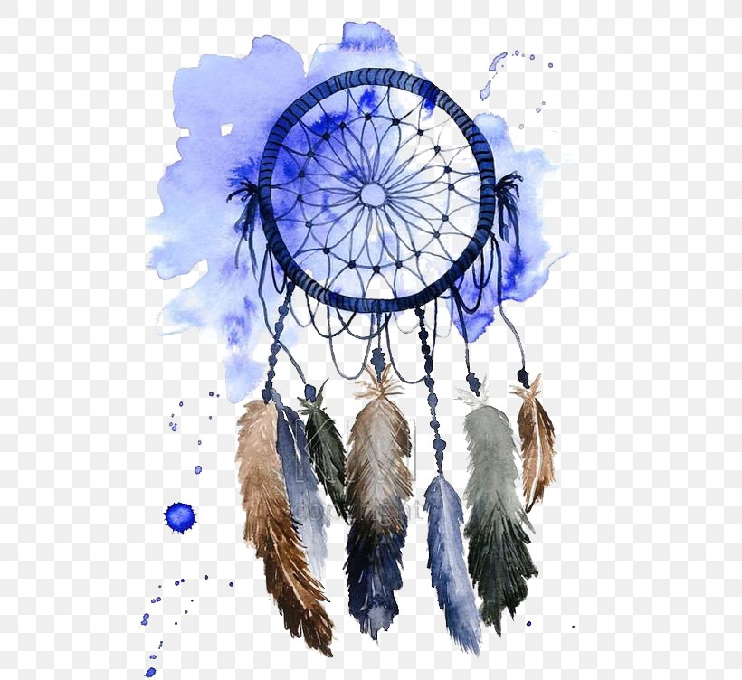 Dreamcatcher Watercolor Painting Drawing, PNG, 564x752px, Dreamcatcher, Art, Cushion, Drawing, Dream Download Free