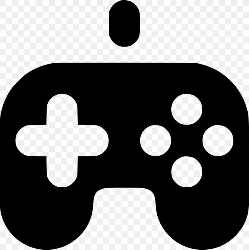 Game Controllers Video Game Computer Monitors, PNG, 980x982px, Game Controllers, Black, Black And White, Computer Monitors, Game Controller Download Free