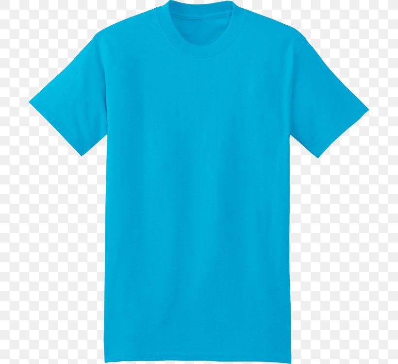 Printed T-shirt Clothing Hanes, PNG, 750x750px, Tshirt, Active Shirt, Aqua, Azure, Blue Download Free