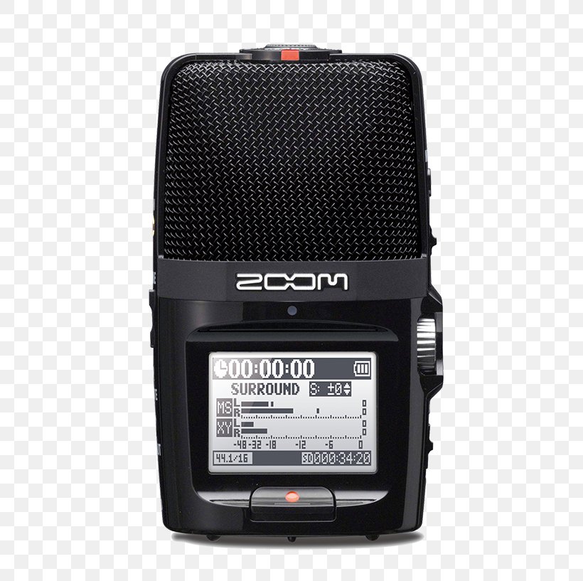 Microphone Digital Audio Zoom H2 Handy Recorder Zoom H2n Handy Recorder Zoom Corporation, PNG, 600x817px, Watercolor, Cartoon, Flower, Frame, Heart Download Free