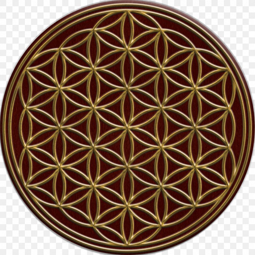 Sacred Geometry Golden Ratio Overlapping Circles Grid Symbol, PNG, 1055x1054px, Sacred Geometry, Brown, Copper, Geometry, Golden Ratio Download Free
