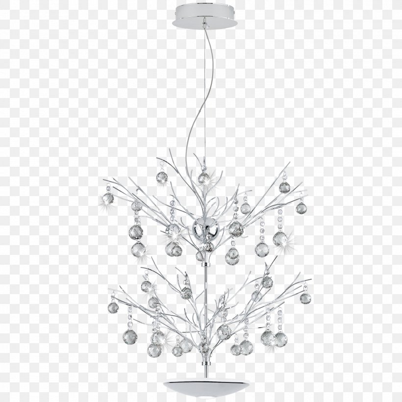 Eglo Sorges 39042 Light Fixture Chandelier, PNG, 1500x1500px, Light, Black And White, Body Jewelry, Branch, Ceiling Fixture Download Free